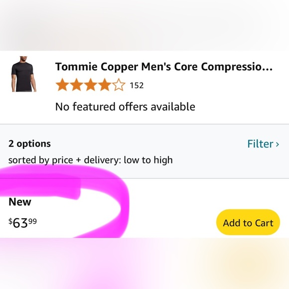 Tommie Copper Black Mens Core Compression Short Sleeve Crew Neck Shirt | NEW/NWT - Picture 8 of 9